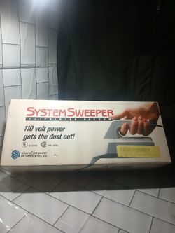 Vintage System Sweeper PC Vacuum