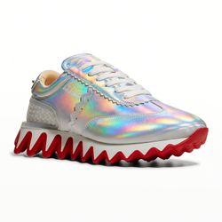 Christian Louboutin Men's Loubishark Flat Red Sole Runner Sneakers - EU 42.5/US 9.5