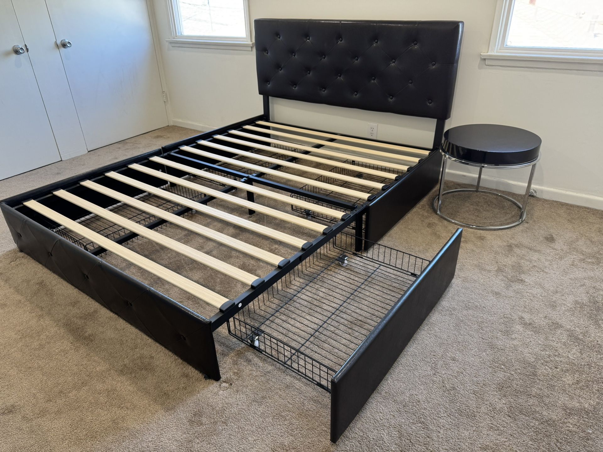 Leather Queen Bed Frame