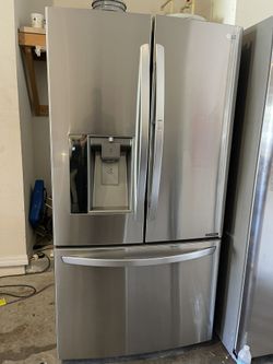 Lg Refrigerator Stainless Steel French Door 