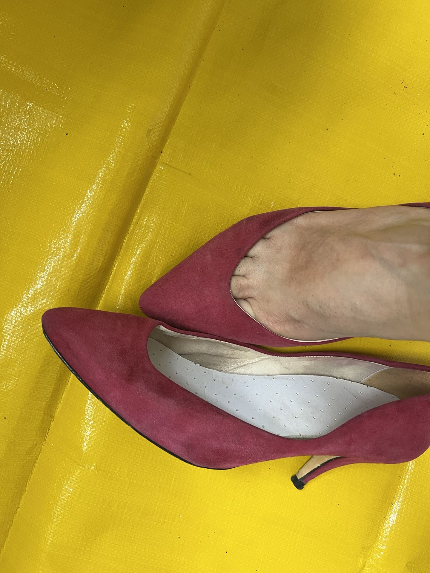 Shoes Female-Classic Heels Hot Pink