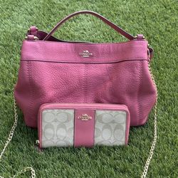 Coach Small Lexy Satchel With Wallet. Firm Price/Precio Firme
