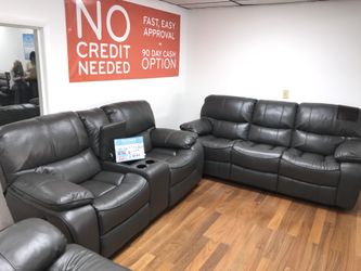 COMFY NEW MADRID POWER RECLINING SOFA AND LOVESEAT SET ON SALE ONLY $1199. FREE DELIVERY. NO CREDIT CHECK FINANCING