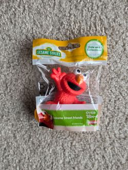 Playskool Sesame Street Friends Elmo 3" Mini Figure New Sealed 2013 Hasbro