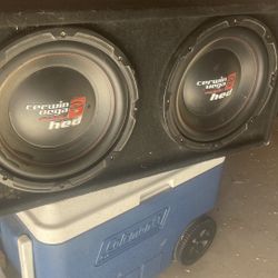 Cerwin Vega 2 12s Subwoofer And Amplifier