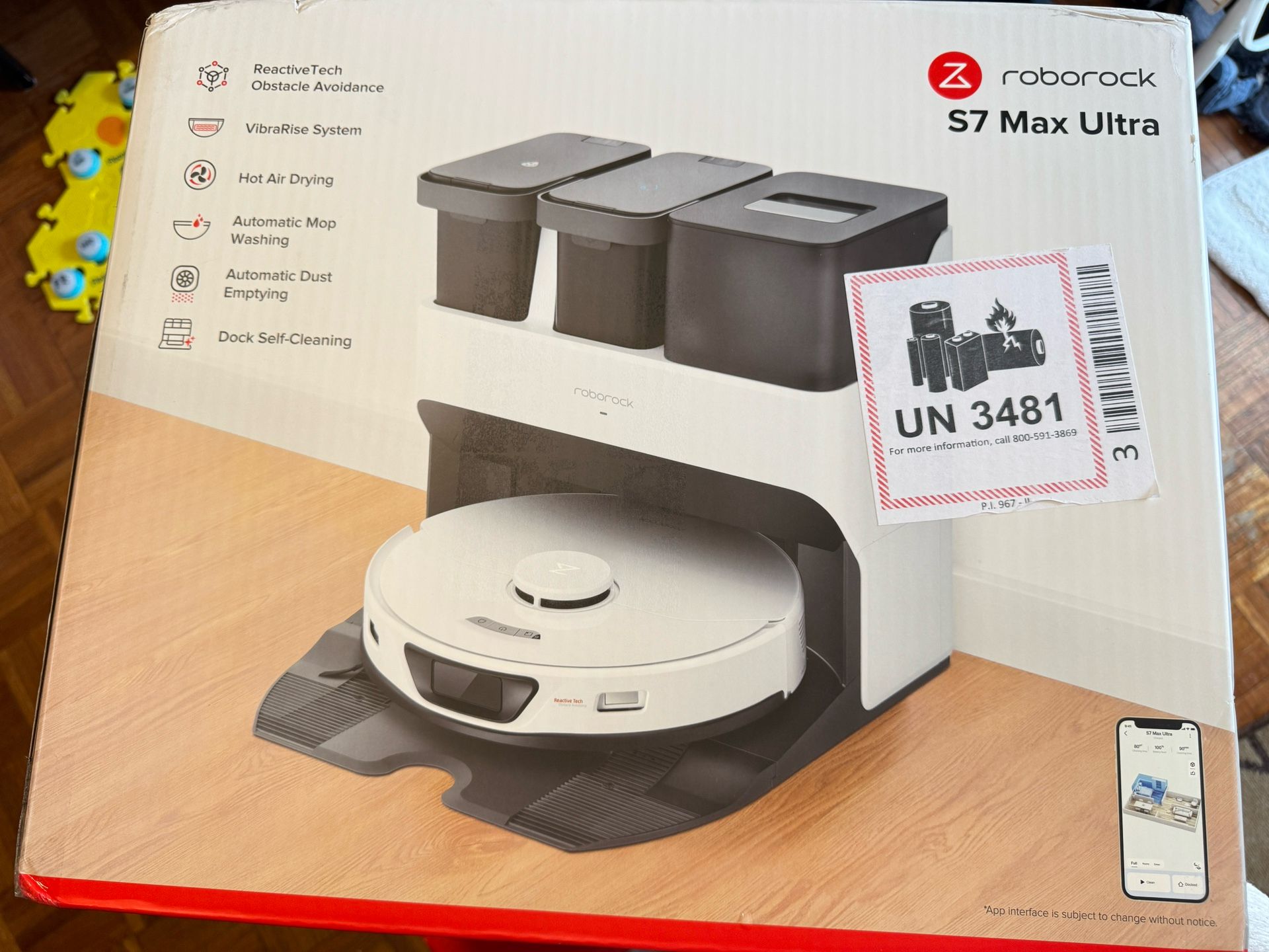 60% Off Brand New, Unopened Box Original Price $1299 Roborock S7