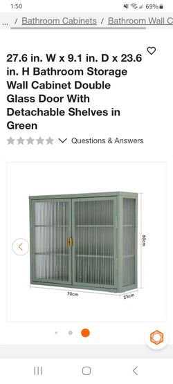 Bathroom Storage Wall Cabinet