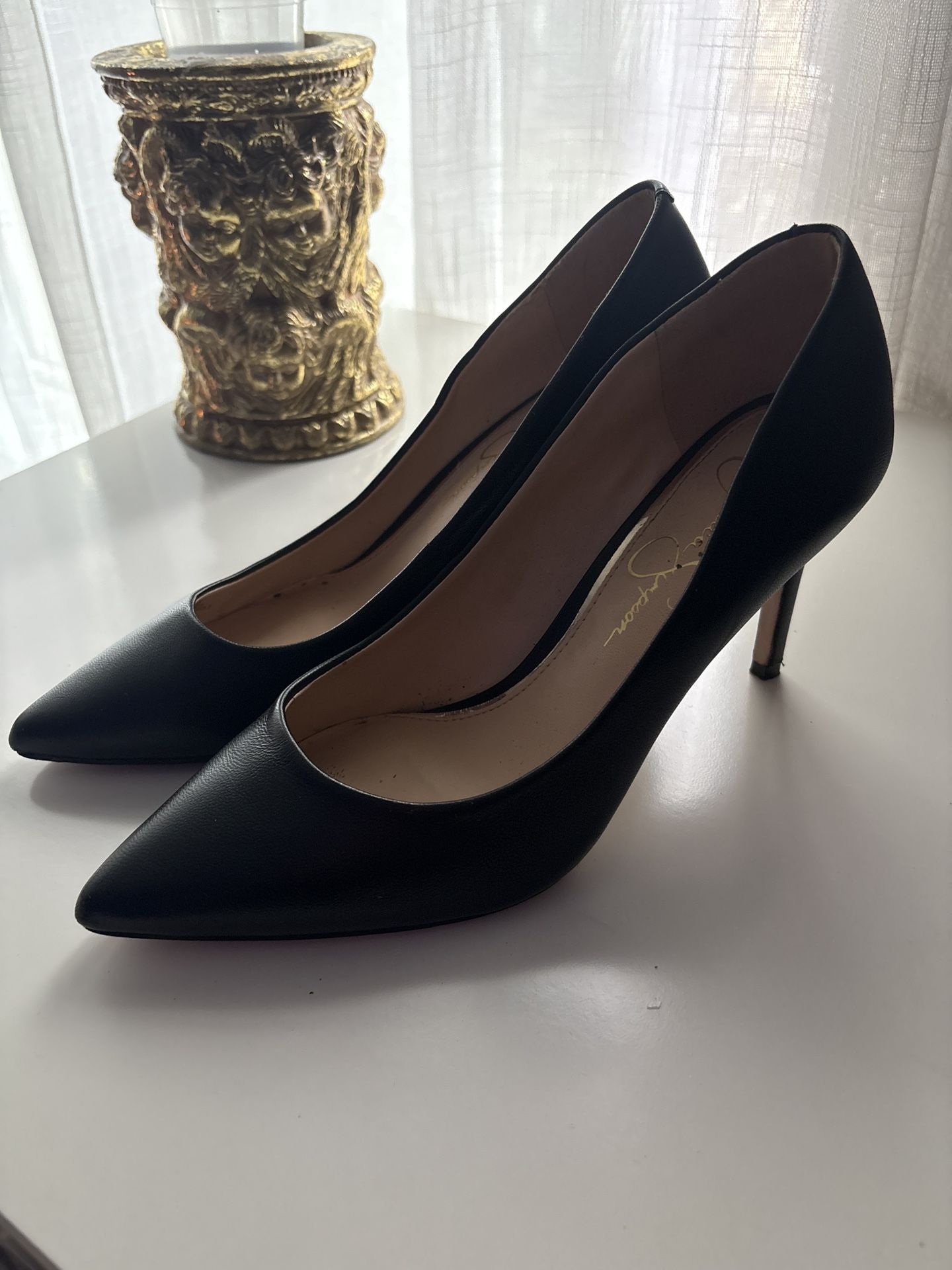 Black Heels Size 7.5