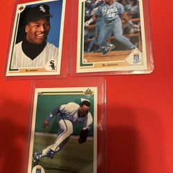 Bo Jackson Baseball Cards Mint 