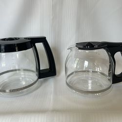 14 cup Cuisinart carafe  and a 12 cup Mr coffee carafe