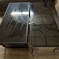 Glass tables