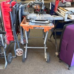 Rigid R4092 15 Amp 10 In. Wet Portable Table Saw With Stand GP3123745