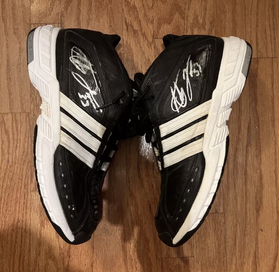 Antawn Jamison Warriors shoes game worn NBA