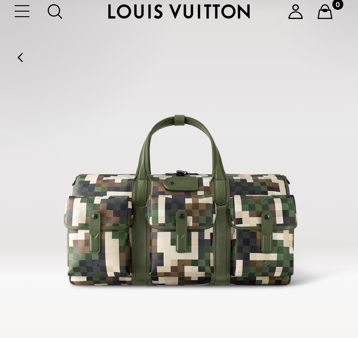 Louis Vuitton LV Camo Keepall 55 Brand New (w/ Receipts)