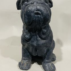 English Bulldog Statue Decor 14” 