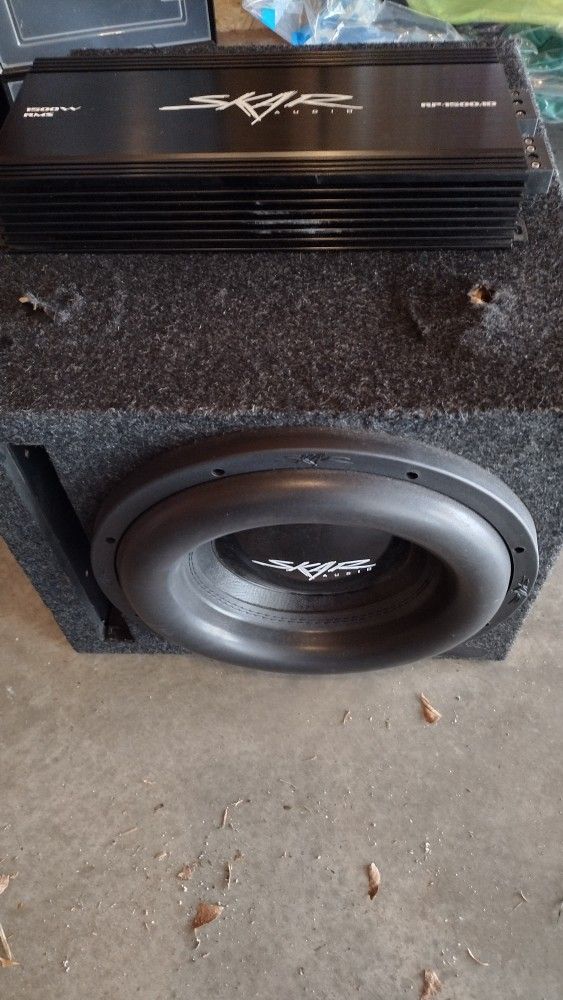Skar Audio 12 In Sub And 1500w Amp