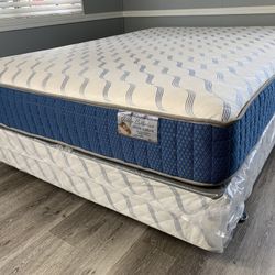 Full Size Supreme Orthopedic Mattress And Boxspring 