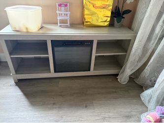 Ashely Furniture Tv Stand with Built in Fireplace