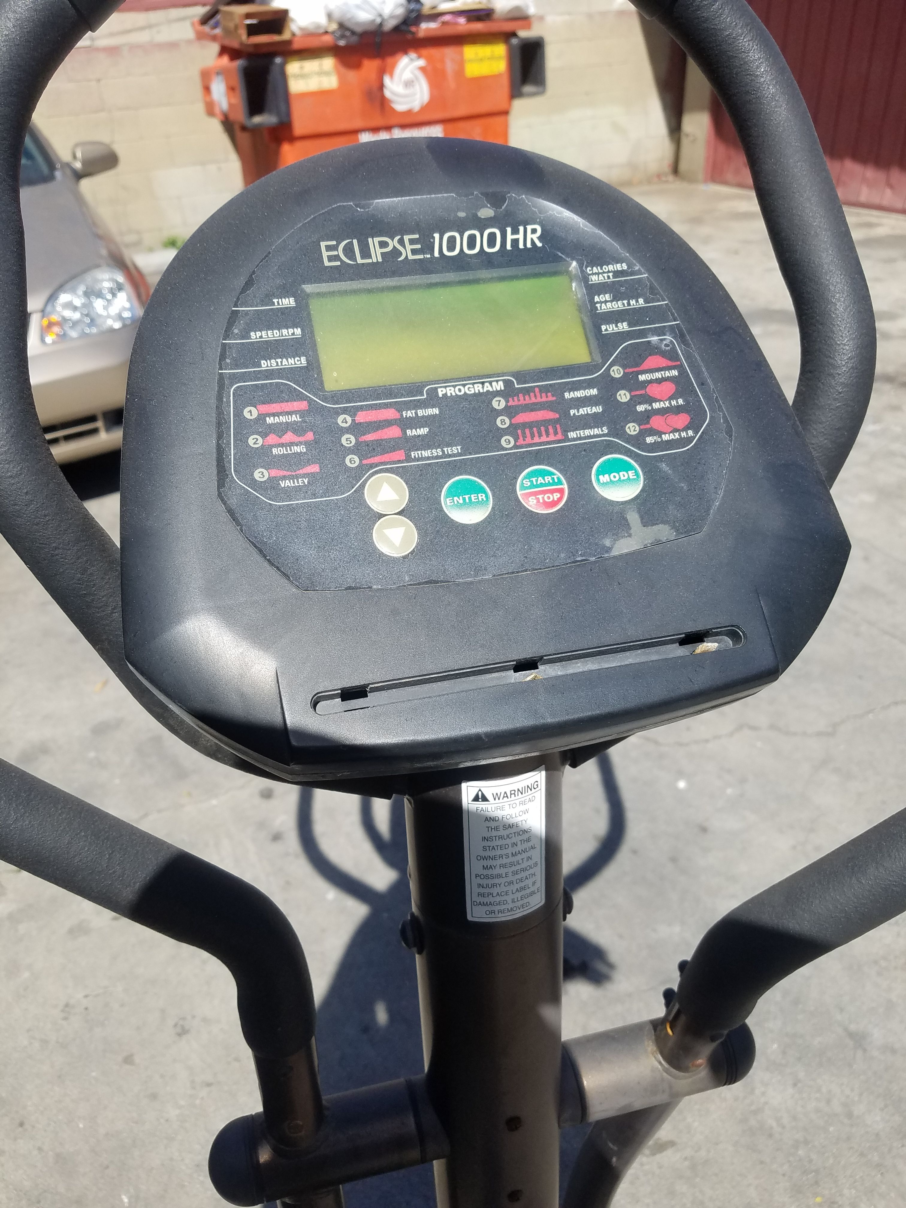 eclipse 1000hr elliptical exercise machine for Sale in Lynwood, CA