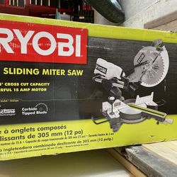 12” Ryobi Sliding Miter Saw