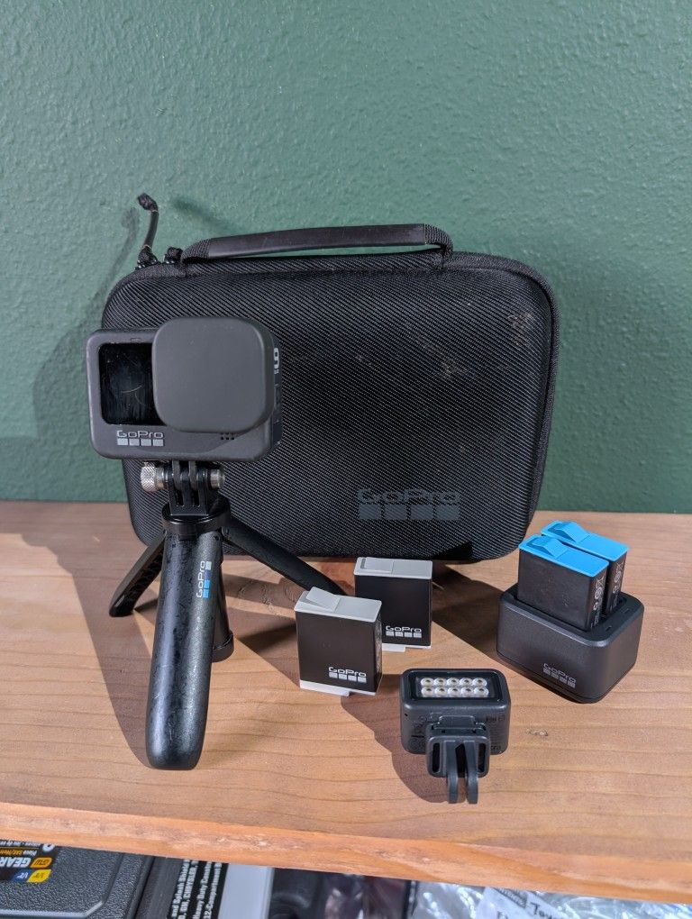 GoPro 9 Black Action Camera With Accessories