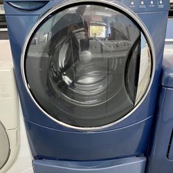 Blue Kenmore Elite Front Load Washer W/Steam