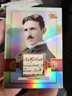 ⚡ NIKOLA TESLA AUTHENTIC HANDWRITTEN RELIC ⚡