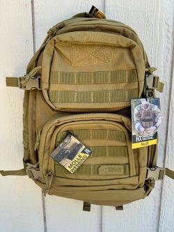 New W Tags Highland Tactical Major Backpack Molle Camping Outdoors HL-BP-60-DKDS