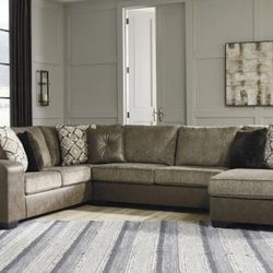 Abalone Chocolate RAF Sectional

