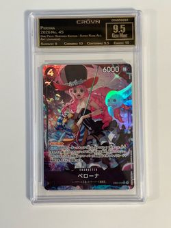 One Piece Perona Super Rare Alt Art CROWN 9.5 Gem Mint