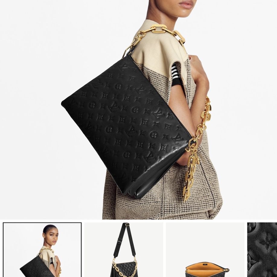 M21204 COUSSIN MM Luxury Designer Women Men Bag Genuine Calf