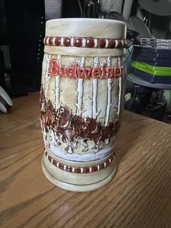 1981 Budweiser Holiday Stein