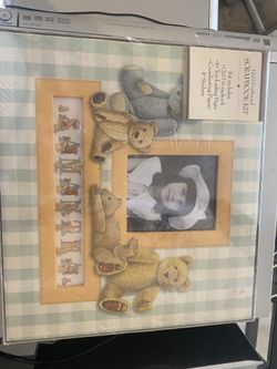 12x12 New In Box Scrapbook With Stickers 