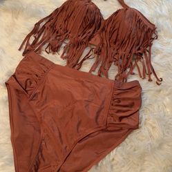 Fringe Plus Size Bikini Size 2x