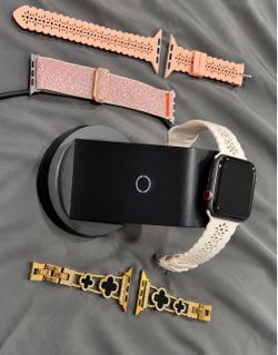 Apple Watch with 4 Bands and Charger