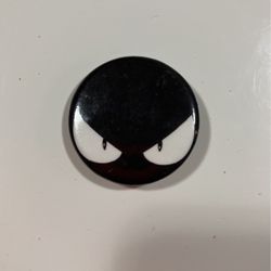 Eyes With Black Background Button