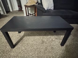 Small black coffee table