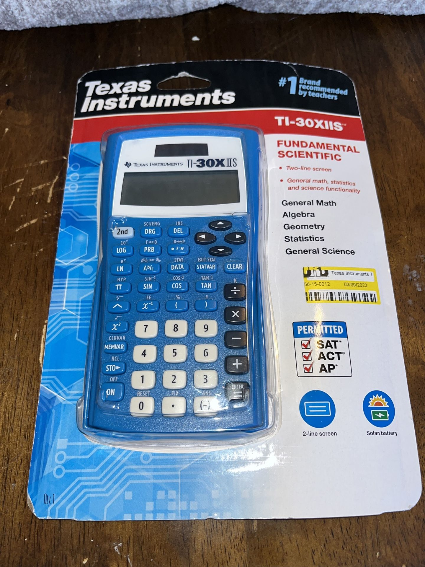 Texas Instruments TI-30x iis - Target Blue