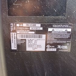 Lg 50" Flatscreen
