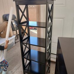  4-shelf Bookcase Cappuccino