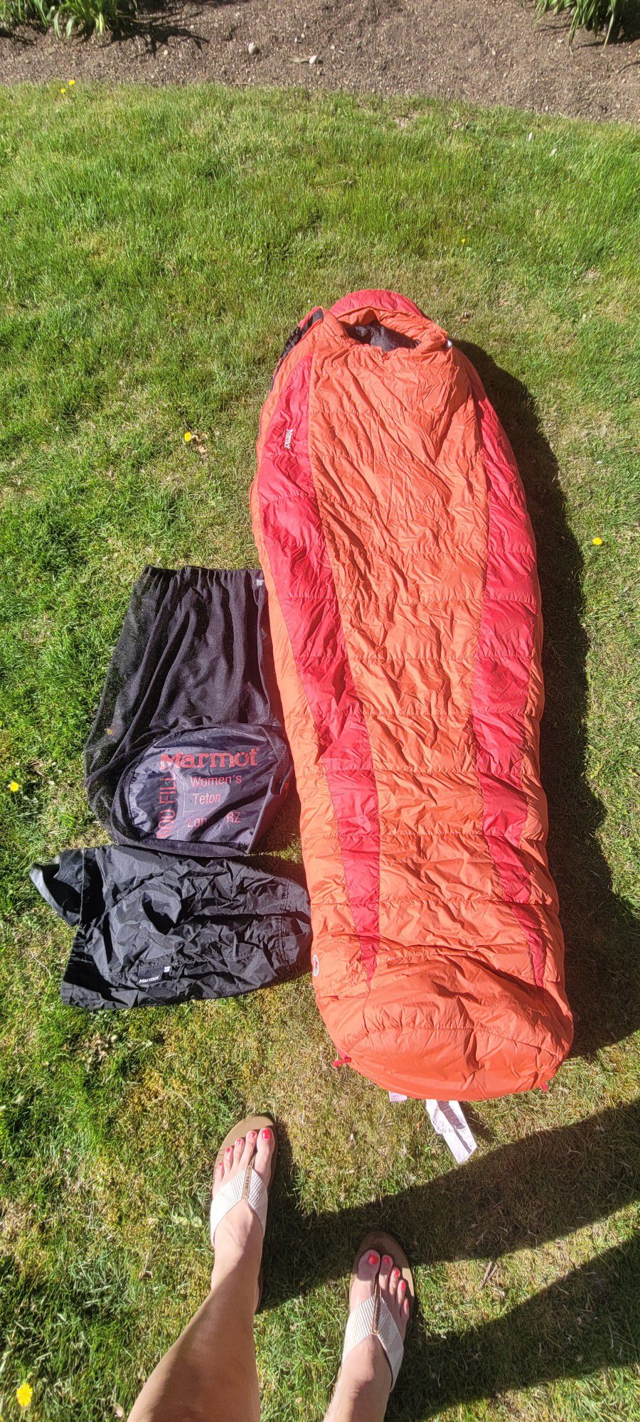 MARMOT Teton Sleeping Bag Womens LONG