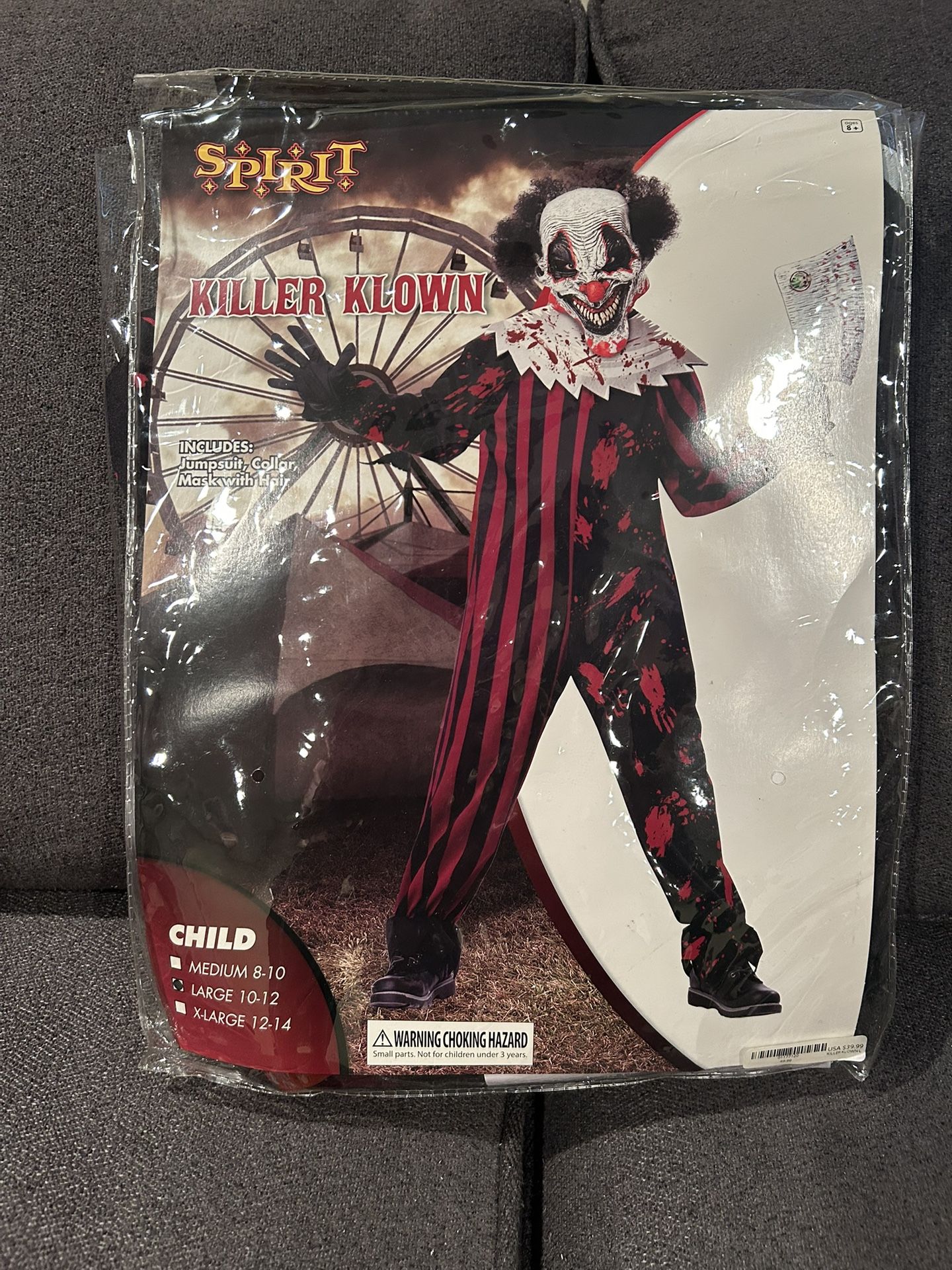Childs Killer Klown Halloween Costume