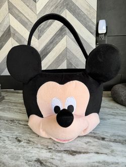 Disney Jumbo Plush Basket Mickey Mouse
