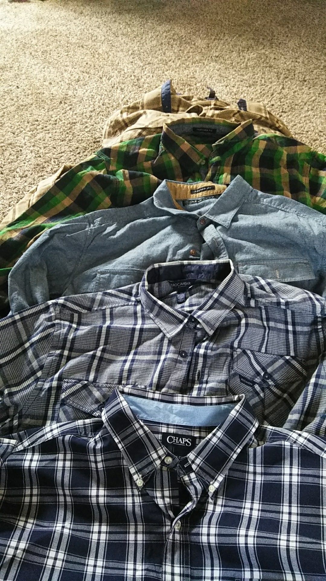 Long sleeve shits