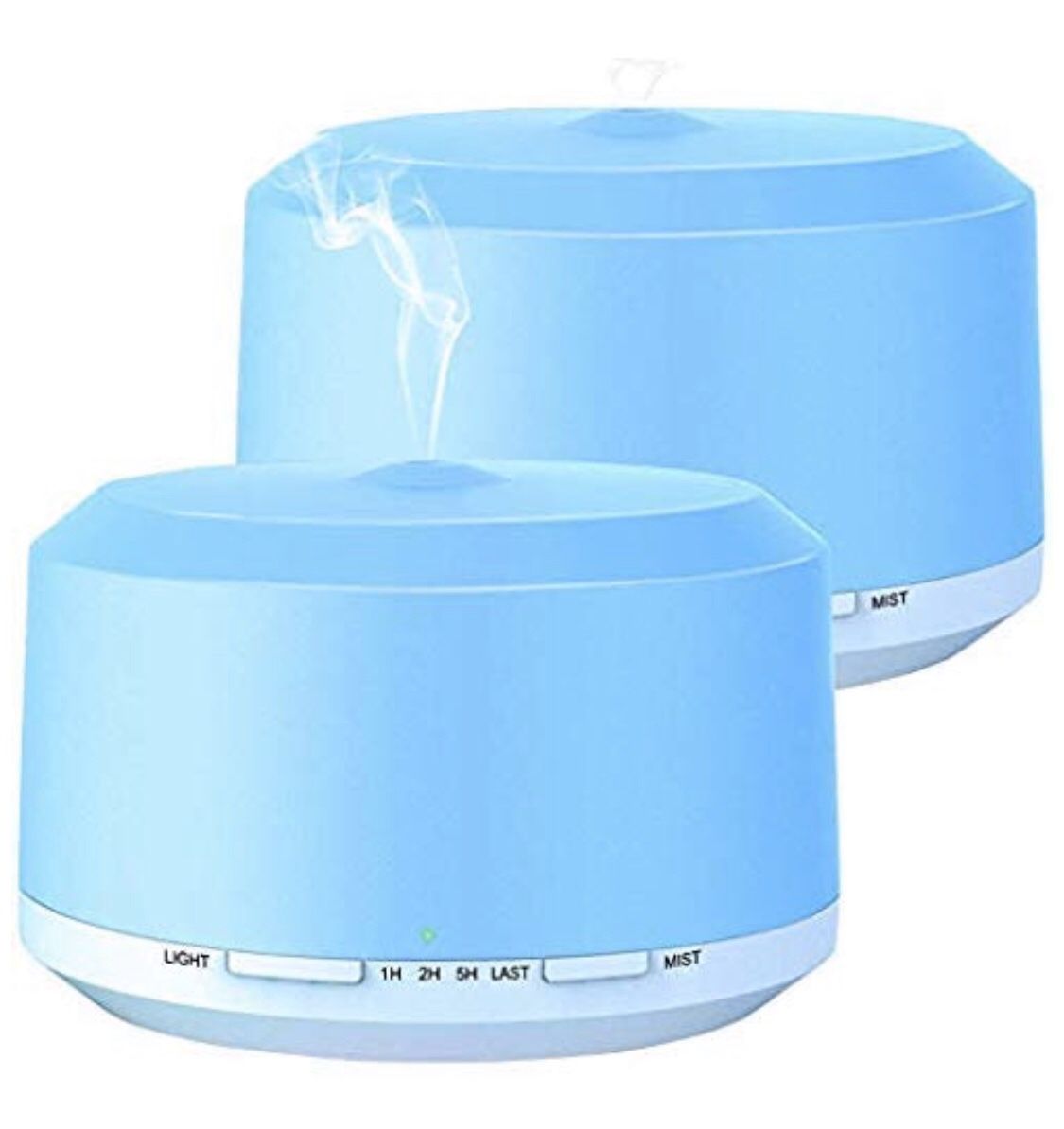 2 pack Humidifier, white, auto-shut off, 450ml, prefect for bedroom bed or office desk