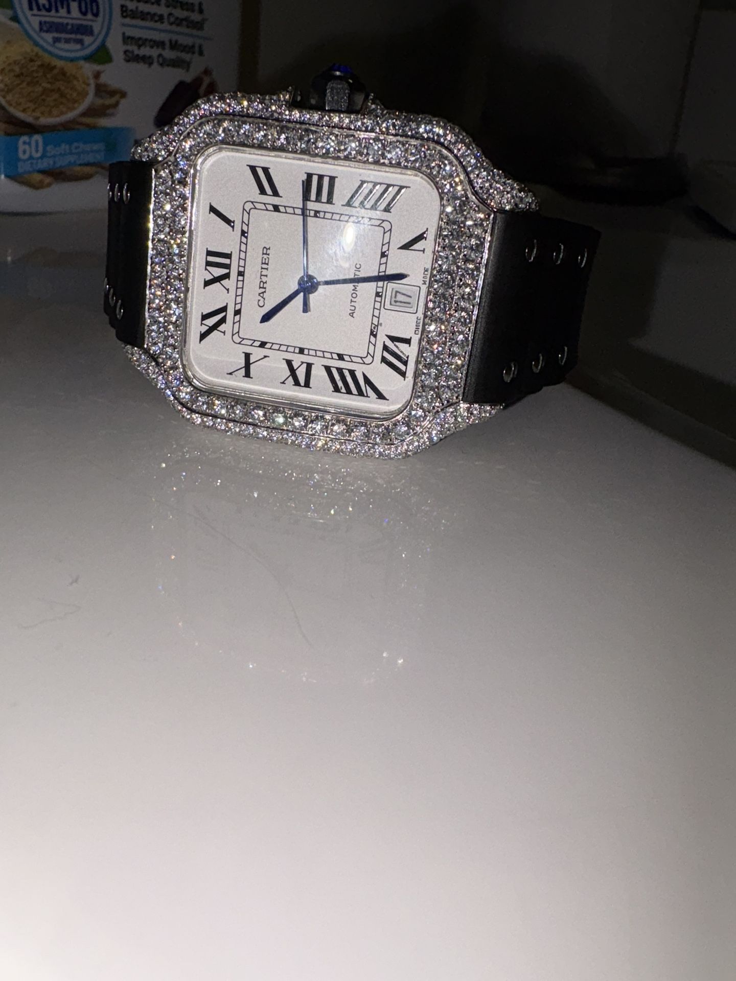 moissanite Cartier Watch
