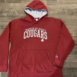 CHAMPION WSU Cougs Washington State Cougars Hoodie Sweatshirt Men’s XL