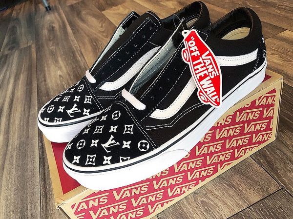 Supreme LV Vans Old Skool CB Louis Vuitton Custom