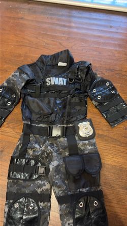 Toddler size 3/4 SWAT Halloween costume