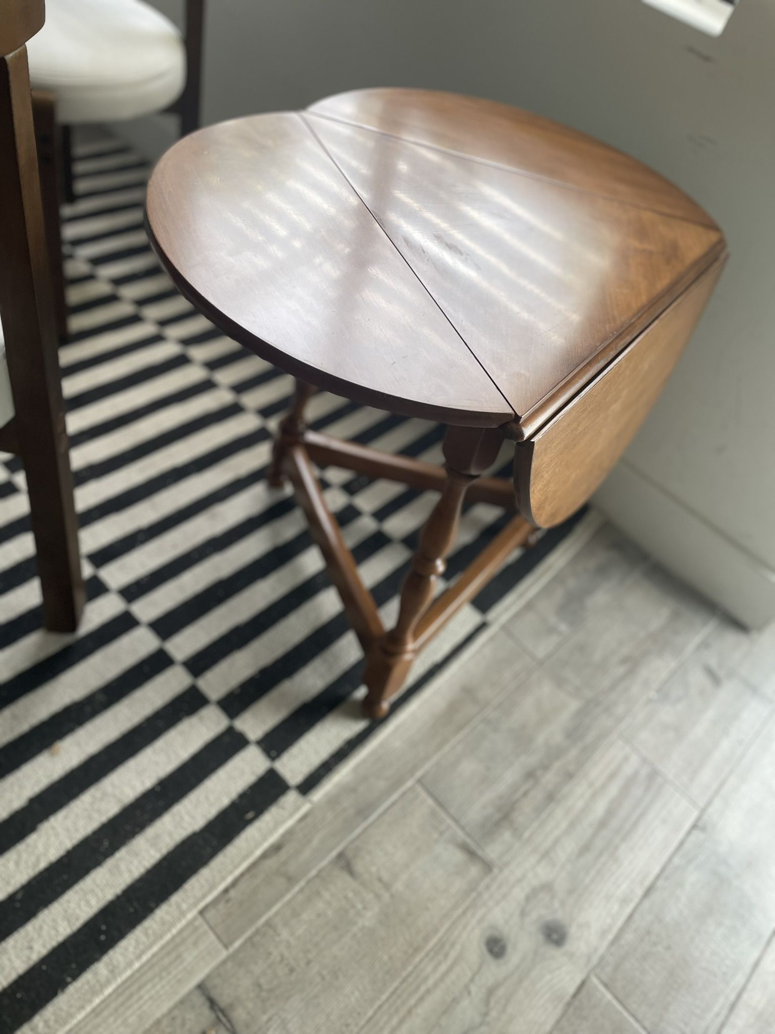 Heywood Wakefield Clover Drop Leaf Table